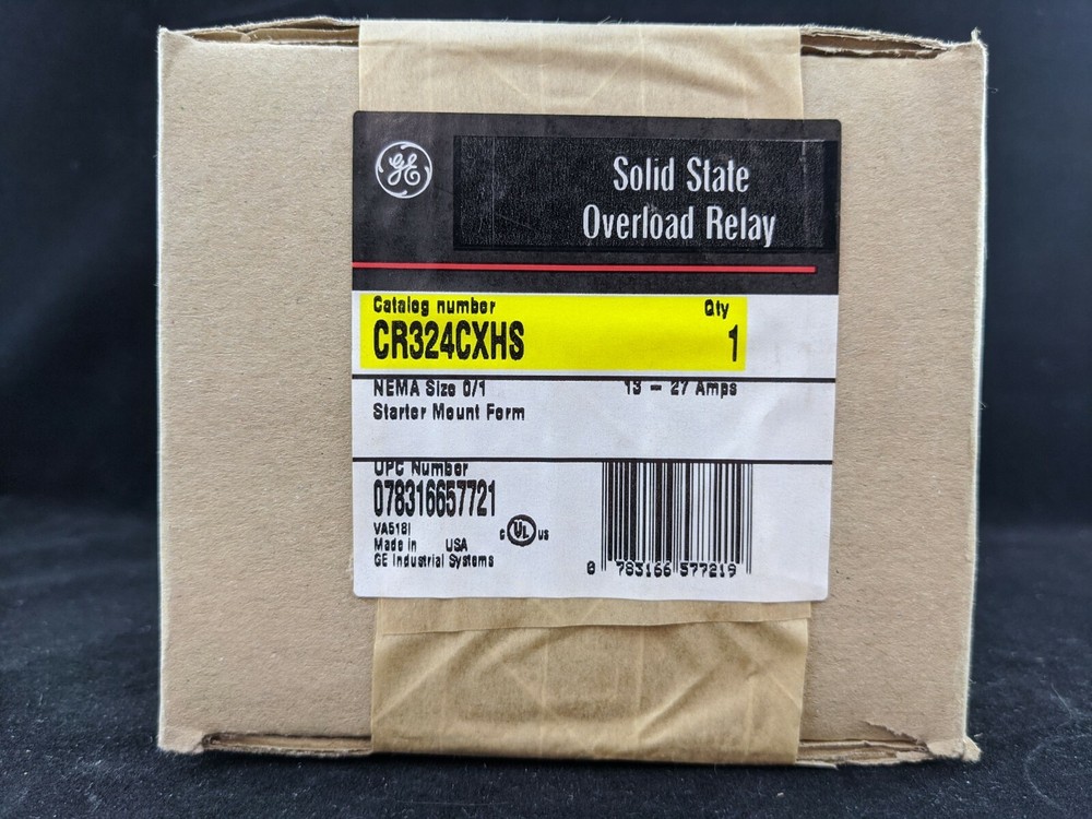 General Electric CR324CXHS Overload Relay 13 – 27 AMPS