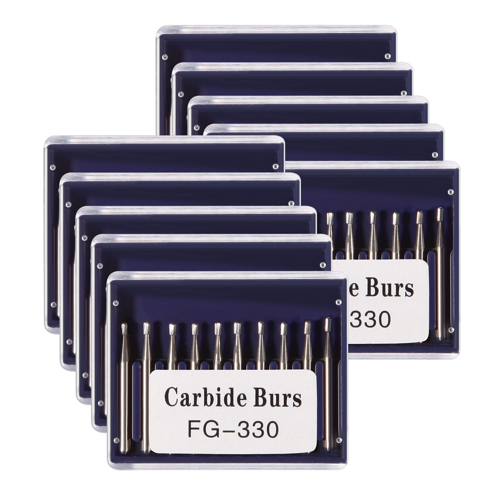 Dental Carbide Burs Tungsten Steel Bur FG # 330 Pear for High Speed Handpiece OR