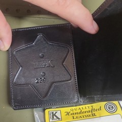 Triple K Badge/ID/Wallet For 6-Point Star New 239