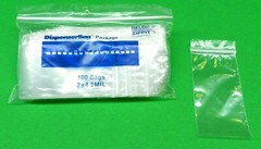 1000 Reloc Zippit Bags 2″ x 4″ Clear 2mil Reclosable Poly Baggies 1,000 Pcs 2×4