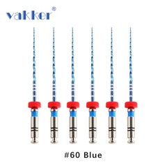 VAKKER Dental V Blue NiTi Rotary Endo Heat Activated Files #15-#60 Engine Use