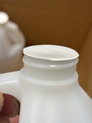 NEW Case of (4) 1 Gallon Jugs w/ Sealing Caps 128oz HDPE Empty Plastic Bottles