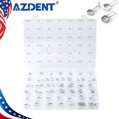Dental Orthodontic Braces Space Maintainer Band Kit #23 -#42 with Wires For Kids
