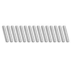 15Pcs 3/8″-16 Fully Threaded Rod 2″ Length 304 Stainless Steel Thread Screw