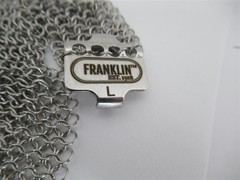 Franklin , Stainless Steel Reversible Chain Mail Protective Glove , Large