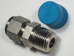 1- Swagelok Stainless Steel Connector, 1/2″ OD Tube x 1/2″ MNPT, SS-810-1-8