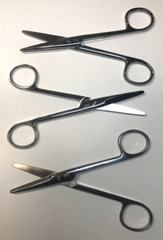 Lot of 3 V. Mueller SU1800 Straight Mayo Dissecting Scissors 5.75″