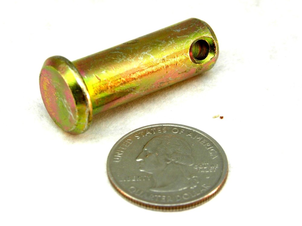 2-10-50-100-200 USA 1/2″ (12MM) X 1-3/8″ (30MM) YELLOW ZINC CLEVIS PIN NH