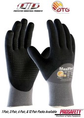PIP 34-845 MaxiFlex Coated Dotted Palms Foam Nitrile Grip PROTECTIVE WORK GLOVES