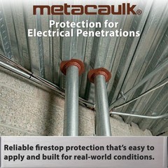Metacaulk 150+ Firestop Sealant Red 10.3oz Cartridge Full Case of 12