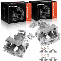 2010-2015 Toyota Prius Plug-In L4 1.8L Rear Brake Caliper Assembly Bracket Pair