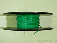 20ft of Belden 83027 Stranded Silver-coated Copper Wire, Green TFE Teflon Coat