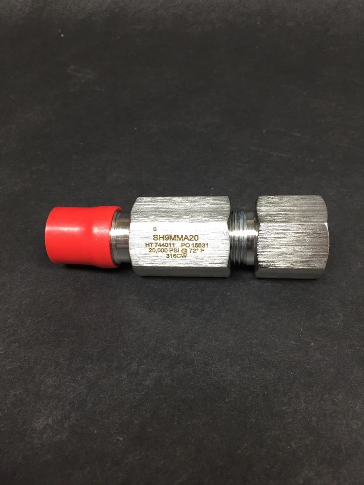 Swagelok Sh9mma20 20,000 Psi Safety Head Valve