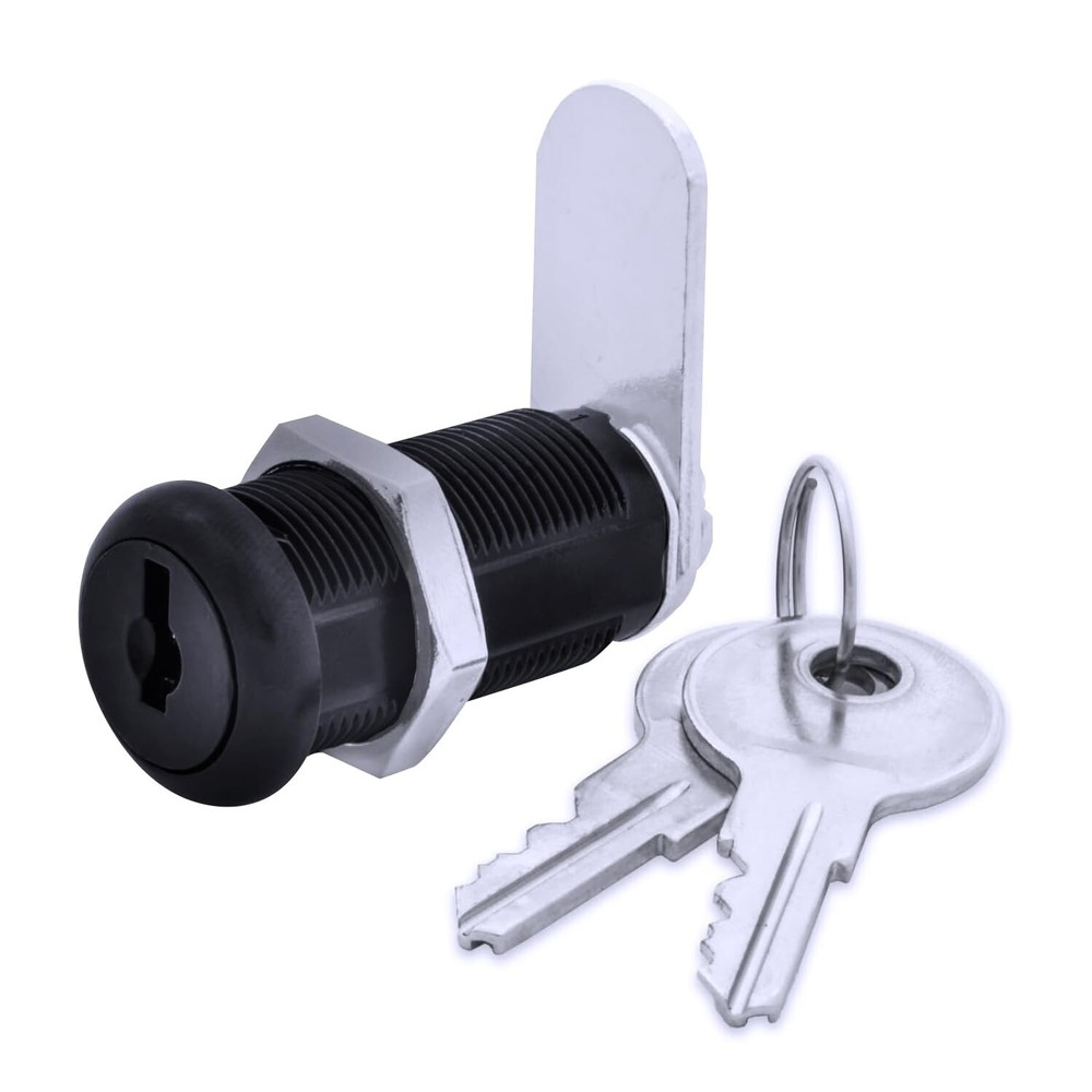 FJM Security 9100A-BLK-KD Disc Tumbler Cam Lock, Lock For Smart Home, Cabinet…