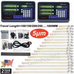 2/3 Axis Digital Readout Linear Scale DRO Display 5um for Bridgeport/Knee Mill