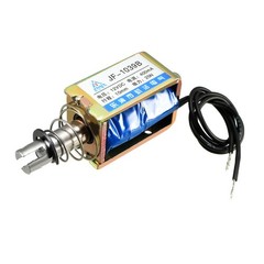 DC 12V 400mA 25N 10mm Push Pull Type Linear Motion Solenoid Electromagnet New