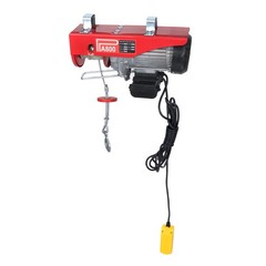 Mini Electric Hoist 1760lbs 14ft/4.2m Crane Winch Wired Remote Control 1350W