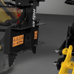 MechMaxx 1500lbs Lift Capacity 59″ Mini Skid Steer Log Grapple Attachment, RLG61