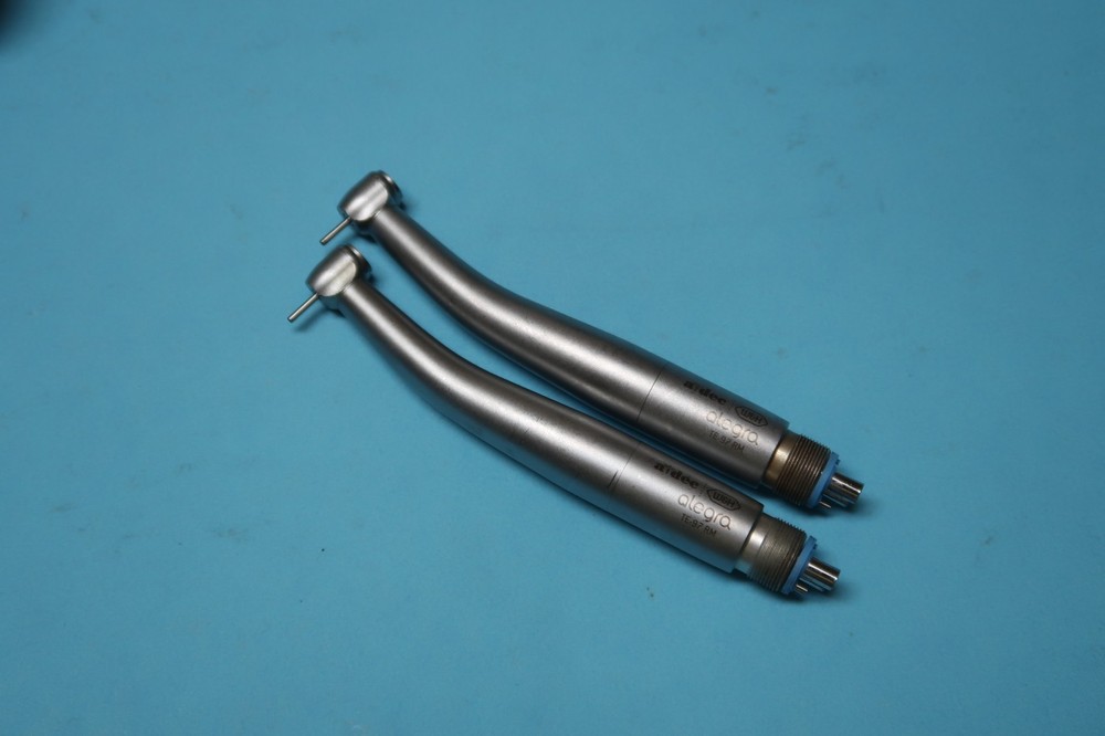 W&H ADEC ALEGRA TE 97 RM NON FIBER OPTIC DENTAL HANDPIECE SET OF 2 & 1 MONTH WAR