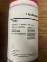 30 LBS Lincoln Electric Fleetweld 5P+ E6010 3/32 X 12 Welding Electrodes