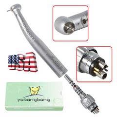 Dental Fiber Optic LED Standard Head Turbine Handpiece /6Hole Quick Coupler YB6