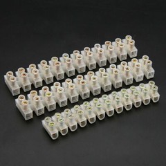1-4Sets 12 Way Barrier Screw Terminal Block Wire Connection Connector 3A 6A 10A