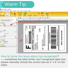 3 Roll 200 Shipping Labels DK-1241 4″ x 6″ for Brother QL-1050N QL-1110NWB