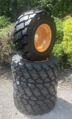 4-12X16.5 HD FOAM FILLED Skid Steer Tires-Wheels/Rims for Case-12-16.5-NO FLAT