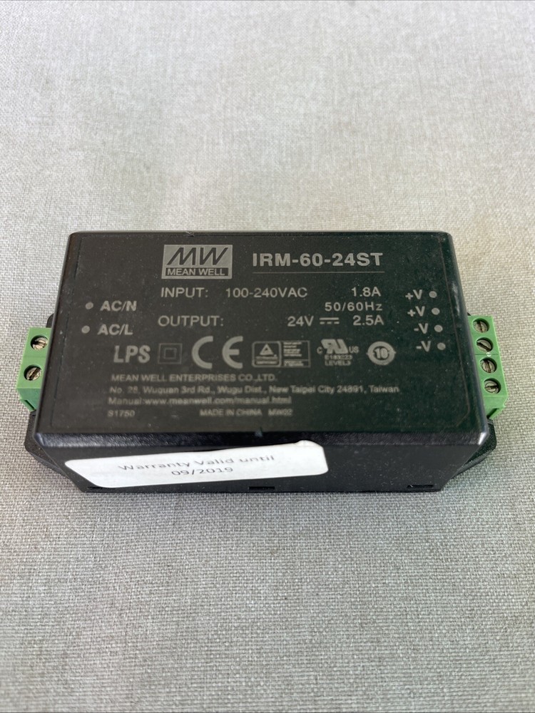 Mean Well AC/DC Power Modules 60W 24V 2.5A Screw Terminal IRM-60-24ST
