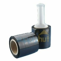 5″ in. x 1000FT 80 Gauge 1 Roll Stretch Shrink Film Hand Wrap + Handle Black