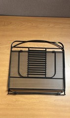 Safco Onyx 12.25″ x 12.25″ Steel Mesh Adjustable Laptop Stand