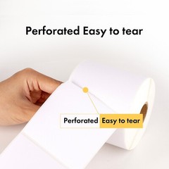 ZEBRA / ELTRON 2×4 (2″ x 4″) Thermal Labels – 18 Rolls of 350 Labels – 1″ core
