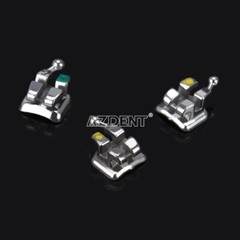 Dental Orthodontic Monoblock Metal Brackets Braces Mini Roth 022 3-4-5 Hook