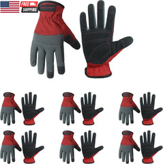 Work Gloves for Men & Women, Utility Mechanic Working Gloves Touch Screen, Flexi
