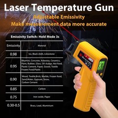 Infrared Thermometer Gun Non-Contact Laser Temperature Gun,-58°F~986°F(-50°C~…