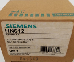 HN612 Siemens 30A-60A Neutral Kit – Next Day Option – New