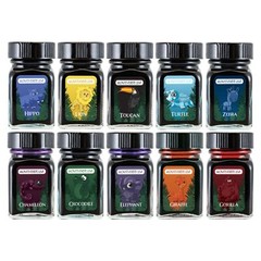 Monteverde MV12379 10 Piece Fountain Pen Ink Bottle Gift Set-Jungle Ink