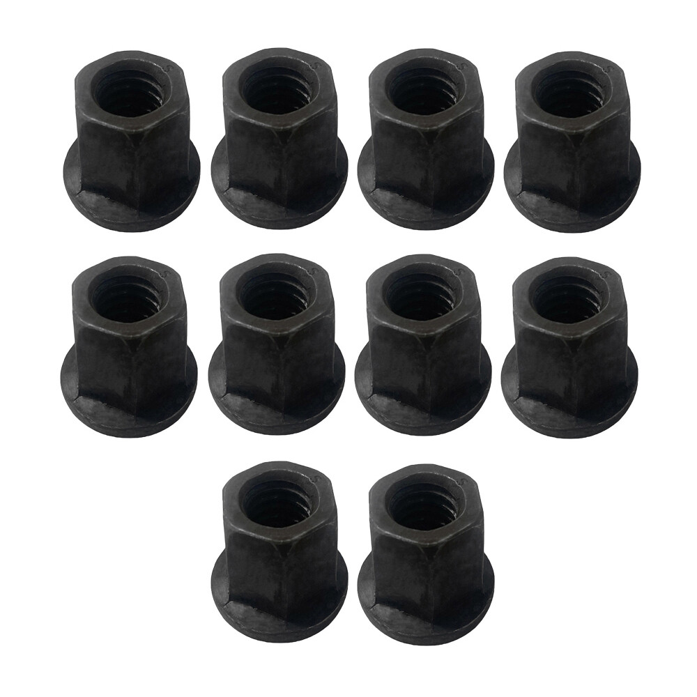 Flange Nut Heat Treated Steel Black Oxide Finish 5/8”-11, 1/2”-13, 3/8”-16