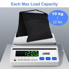 2 Pack Sand Bags, Black Sand Bags for Weight, Heavy Duty Sandbags for Umbrell