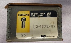 PN# 75524256 – UNBRAKO SPS – SOCKET HEAD CAP SCREW (1/2-13 X 2-1/2) BLACK OXIDE