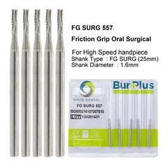 Wave Dental Surgical Burs Round Carbide Surgical Length Bur 25mm FGOS High Speed
