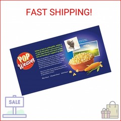 Pop Weaver Microwave Popcorn, Extra Butter, 22 Bags per Box…