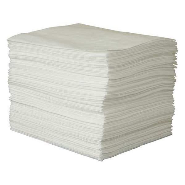 Oil Absorbent Sorbent Pads Polypropylene 15×19 Inch 100 Pack Spill CleanupXL