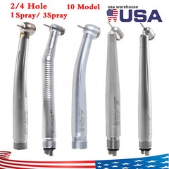 LED Dental High Speed Handpiece E-Generator 3/Single Water Spray 2/4 Holes