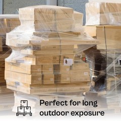 UVI Machine Wrap Stretch Film – 20″ x 5000′, 80 Gauge, Ultraviolet Protection