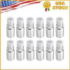 12 Pack 1/2″ I.D. Hose x 1/2″ NPTF Male Hydraulic Hose End Swivel Crimp Fittings