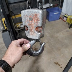 Duff Lynx 2 Ton Electric Chain Hoist 20 Foot Lift 8FPM 230/460v 4000lbs