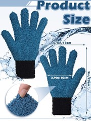 3 Pairs Microfiber Plant Dusting Gloves Leaf Cleaning Gloves for Indoor Plant…