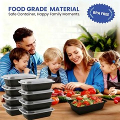 15 Pack 32oz BPA-Free Reusable Meal Prep Containers
