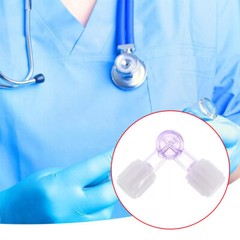 Brand New 10/30/50pcs Plastic Two Way Stop Cock For Clinical Luer Locks Adapter